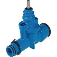 HAWLE, Vanne de branchement ZAK avec manchon à emboîtement PE, PN 16, 2801