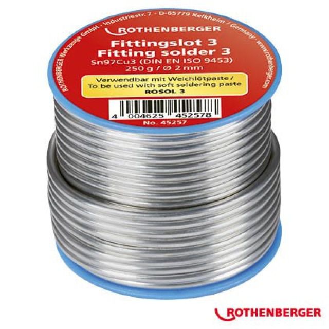 FITTINGLOT 3L - SN CU3
4.5255   3 MM ROLLE     250 GR