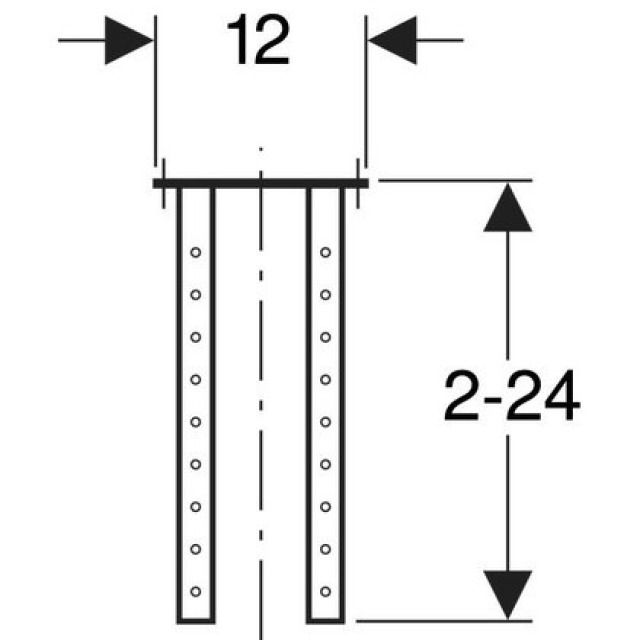 GEBERIT SUPPORT DE MONTAGE
388.132