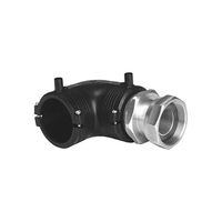 +GF+ ELGEF Plus, Coude de transition 90°, PE/MES, avec écrou libre