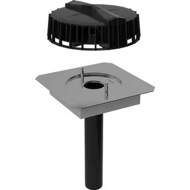 PLUVIA Naiss. d'eaux pluviales
359.111       56 MM
avec tôle de raccordement
pour chéneaux