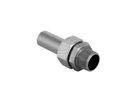 Geberit Mapress Raccord union acier inoxydable avec filetage extérieur et extrémité à emboîter