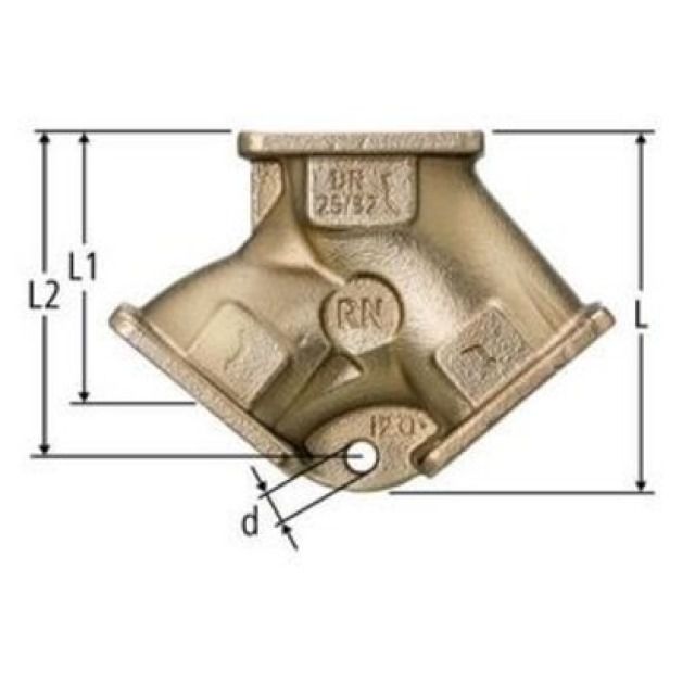 BRIDE EN Y    DN40/50
N° 19191.06