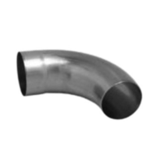 ABLAUFROHRBOGEN 70°     UGINOX
GEFALZT                 100 MM