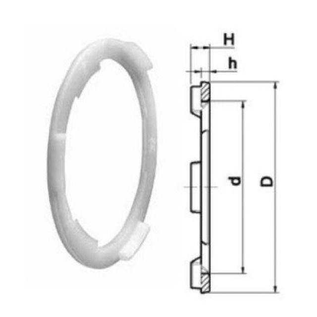 PLASSON-KLEMMEINSATZ POM
10008                    25 MM