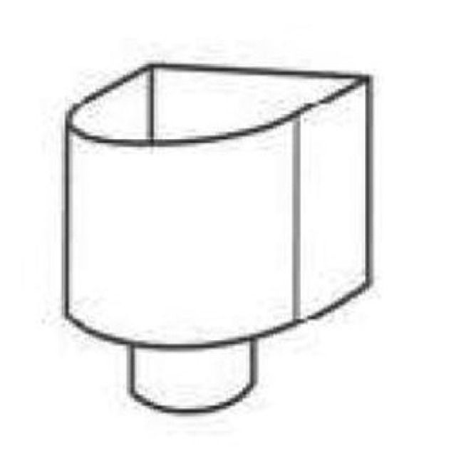 BOITE D'ATTENTE UGINOX
DEMI-RONDE TYPE MODERNA 154  75 MM