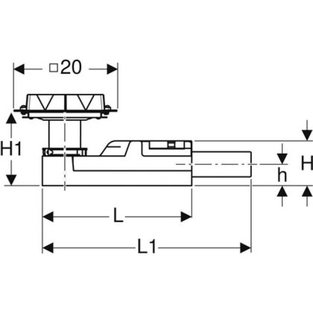 Set d'écoulement GEBERIT
pour douches au niveau du sol
coude d'écoulement D 56 mm
grille Standard en acier
inoxydable
Coloris: sans couleur