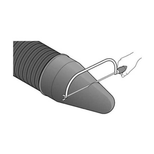 KONISCHE ENDKAPPE 250 MM
SCHWARZ