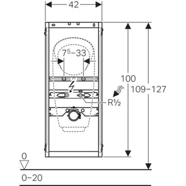 GIS URINAL-ELEMENT TYP 112/130
461.628 PREDA / SELVA
INTEGRIERTE URINALSTEUREUNG