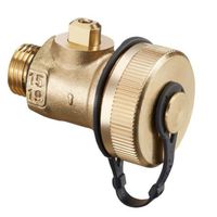 Jeu no. 1 = 1 robinet de vidange et de remplissage pour robinetterie à technique de mesure "classic"