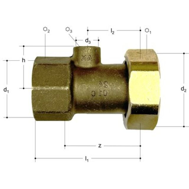 JRG Raccord laiton BR1
2"
PN16