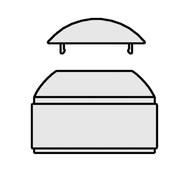 Set décor VARIO
avec anneau décoratif et
calotte, pour mélangeur MILOR
dès 1999
Coloris: chromé