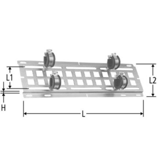 OPTIFLEX-HALTEPLATTE
86028.21 ZU 8602          3/4"