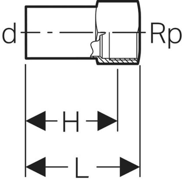 MPF-S UEBERGANG STECKE. U. IG
33848            1/2" - 28 MM