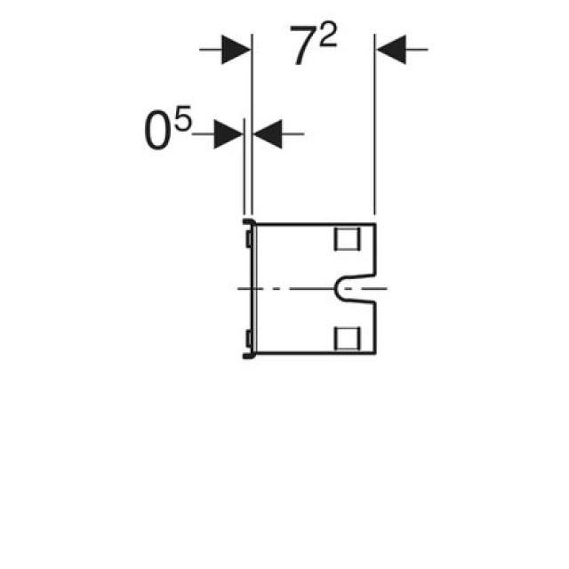 GIS-ARMATURENPLATTE
461.054    FUER GIS UP-VENTILE