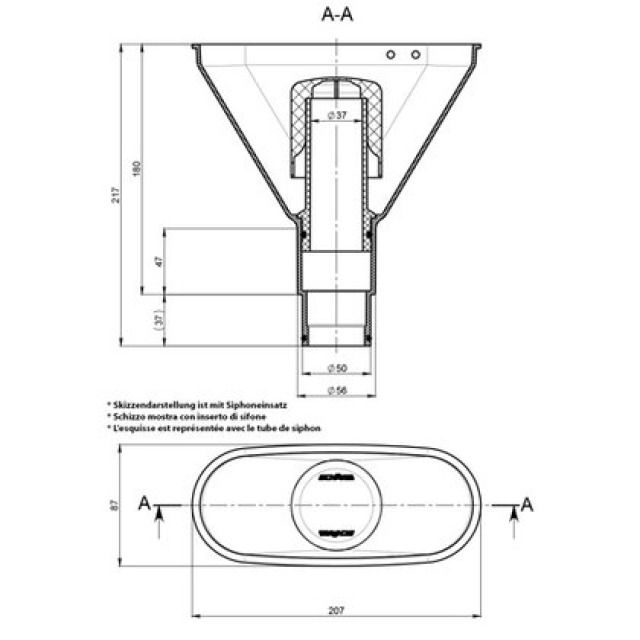Entonnoir universel Schänis
non siphoné    21.001