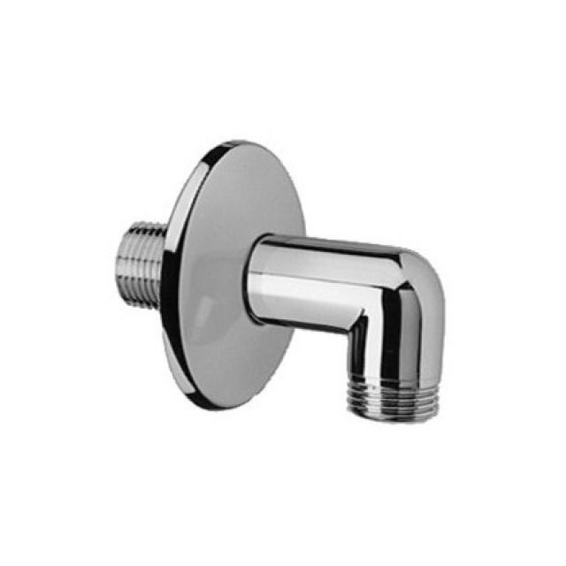 Coude de raccordement  ARWA
S 45 mm, 1/2", 90°
rosace cylindrique
Coloris: chromé