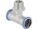 Geberit Mapress Té acier inoxydable avec filetage extérieur