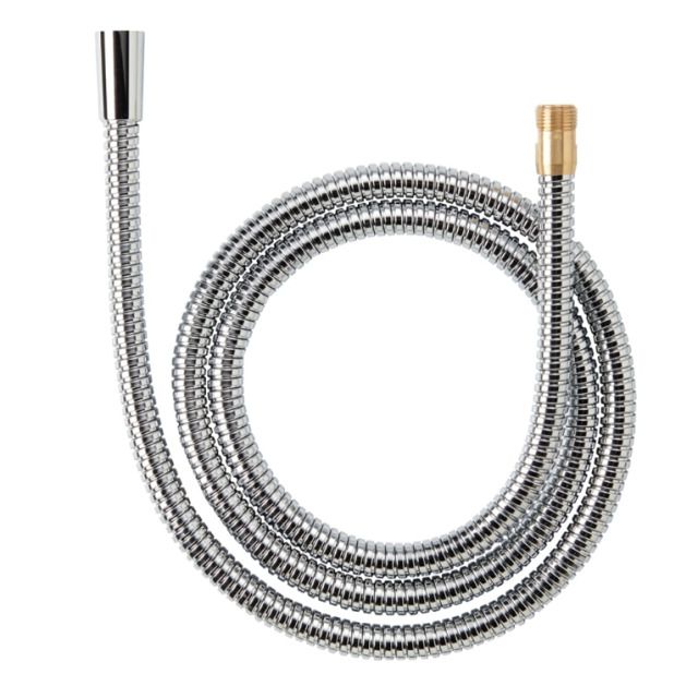 Tuyau métallique
150 cm, 3/8" x 3/8", renforcé
pour goulot extensible TWIN
Coloris: chromé