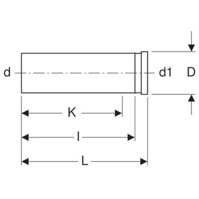 GEBERIT PE TUBULURE P/ WC SUSP
367.887            90 / 110 MM