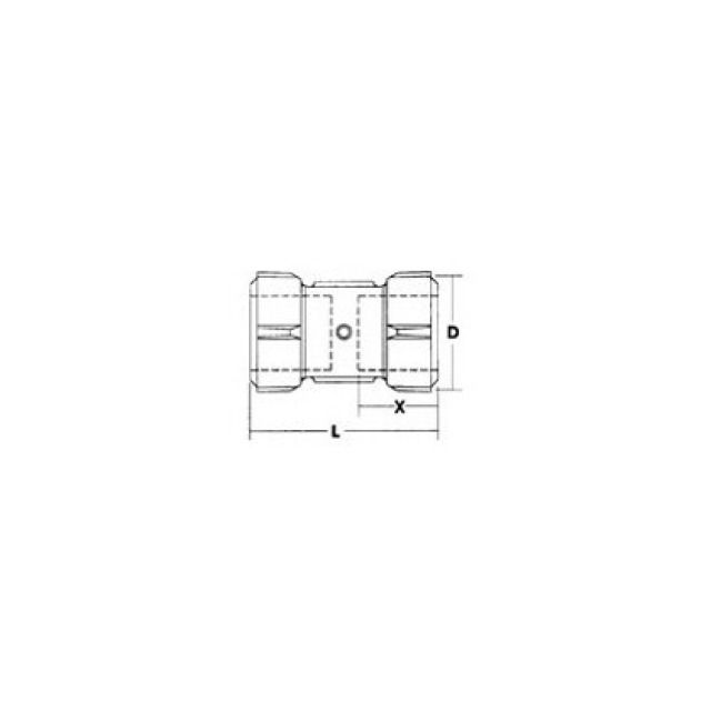 RACCORD PRIMOFIT ACIER-ACIER
1" NO. 775.102.053