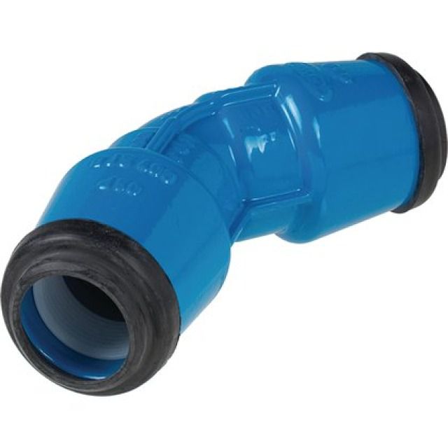 RACCORD À EMBOÎTEMENT 45° 6480
FONTE D 63/63 MM