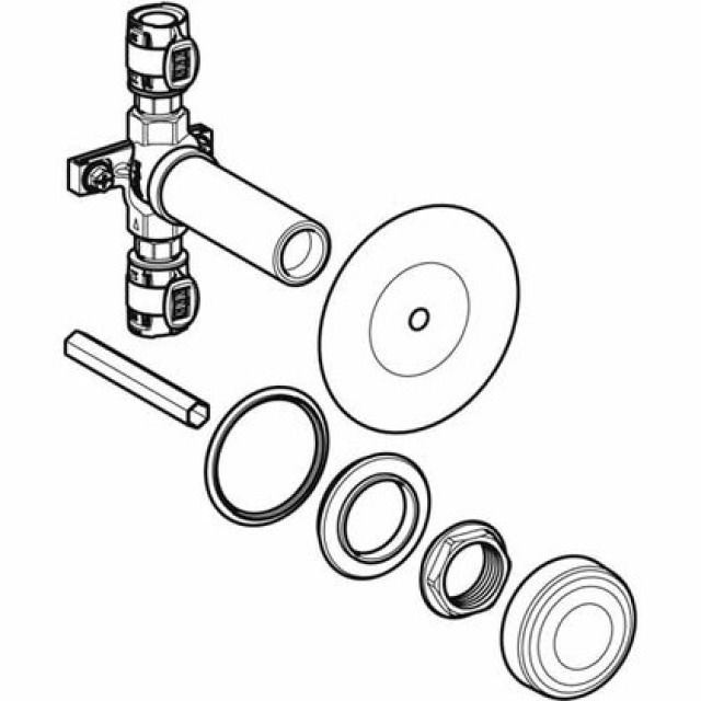 FLOWFIT ROBINET D'ARRÊT ENCASTRÉ
619.810   D=20
JRG LEGIOSTOP®
