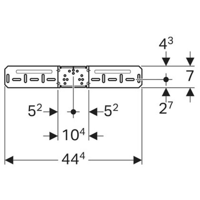 PFIT MONTAGPLATTE EINFACH
650.733