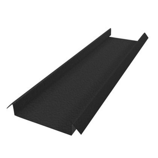 PREFA UNTERLAGSPLATTE P10
125X540MM     SCHWARZ STUCCO