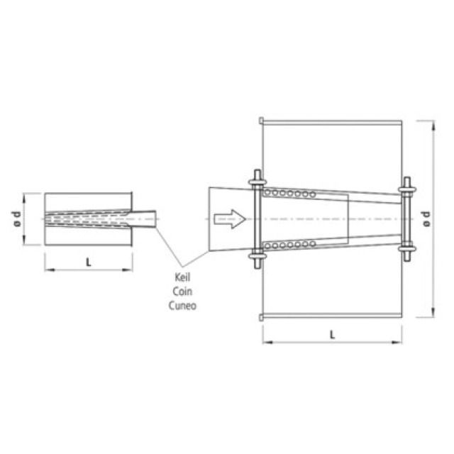 HAWLE INOX-STUETZHUELSE F. PE
4538        S-8          200MM