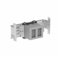 Traverse Geberit Duofix avec deux unités pour compteur d'eau compactes avec robinet d'arrêt encastré JRG LegioStop®