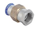 Geberit Mapress Raccord union acier inoxydable avec filetage intérieur en laiton