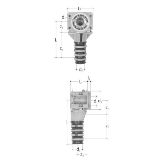 SANIPEX DOSE 90°
5400.300          3/4" - 20 MM