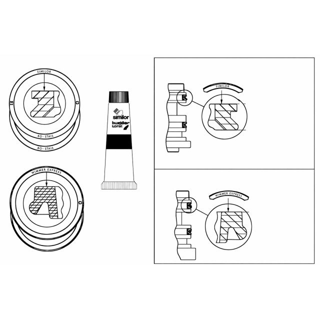 Set de manchettes
pour mélangeur d'évier SWAP
Coloris: sans couleur