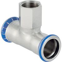 Geberit Mapress Té acier inoxydable avec filetage intérieur