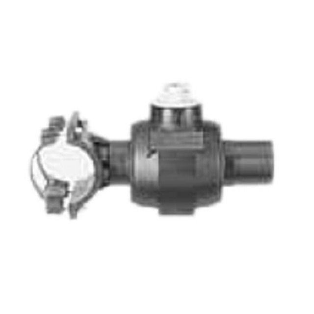 FRIALEN ANBHOHRKUGELHAHN
AUS PE-HD 1/4 UMDREHUNG
615427          110 / 63 MM