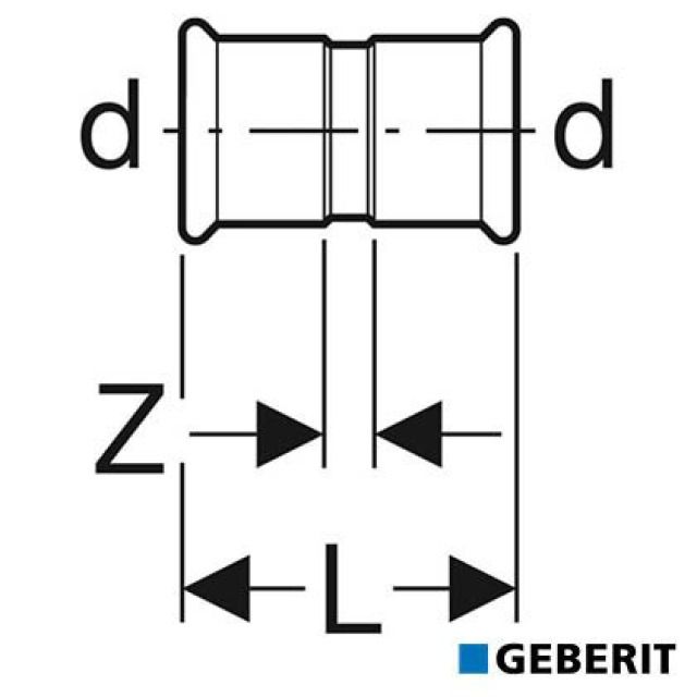 Geberit Mapress Therm
Manchon : d=108