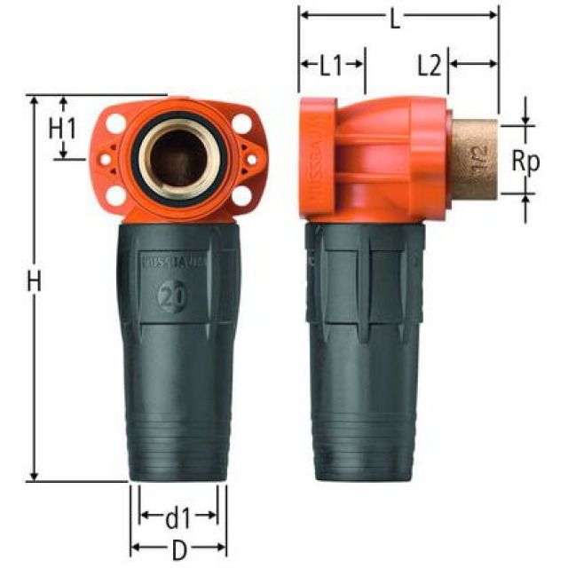 OPTIFLEX-PROFIX-DOSE 90°
85205.23          3/4" X 20 MM