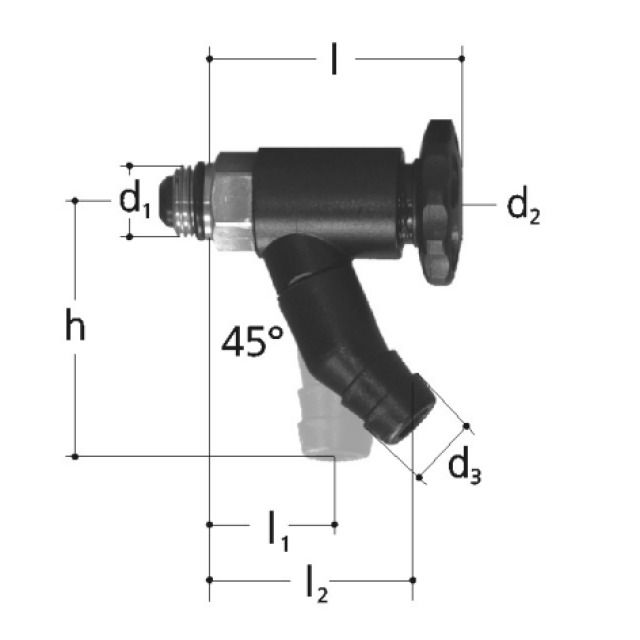 LegioStop vanne de vidange
1/4" PN16
laiton sans plomb