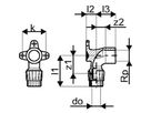 Sanipex MT raccord de robinetterie simple 4610 sans plomb