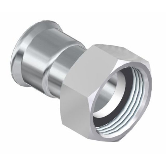 PROFITEC PRESSINOX-FIG. 45
RACCORD AVEC ÉCROU DE SERRAGE
EN INOX, JOINT PLAT
1/2"-15 MM