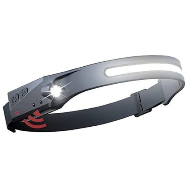 TOMAC Lampe frontale et de
casque à LED
avec accumulateur et capteur