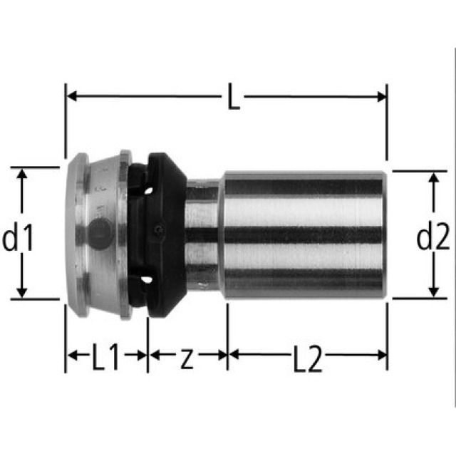 OPTIFLEX-FLOWPRESS ÜBERGANG
AUF OPTIPRESS 84234.26 32x28MM
MIT EINSTECKENDE