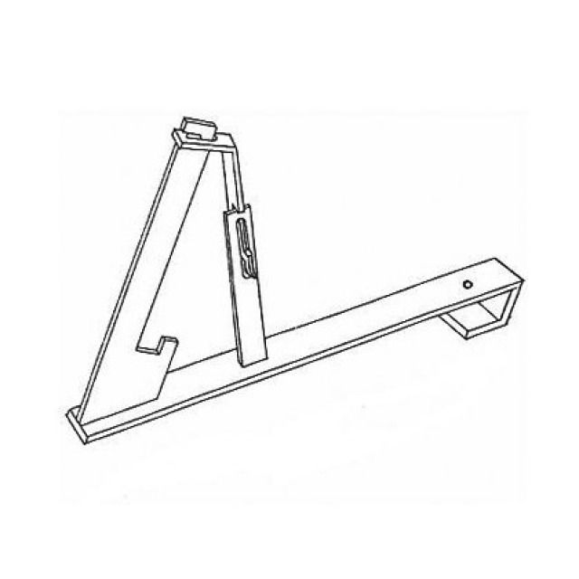GITTERSCHEEFANGSTÜTZEN Z. EINH
FEUERVERZINKT            20 CM