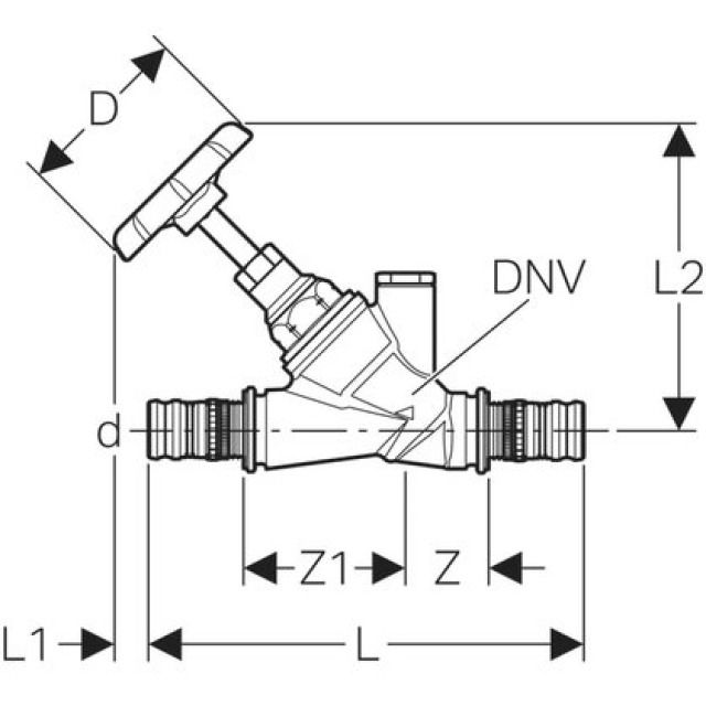 MEPLA SCHRAEGSITZVENTIL
602.032                  20 MM