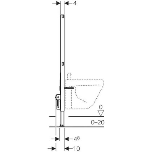 DUOFIX-ELEMENT FUER WANDBIDET
111.548 TYP 112 UINIVERSAL