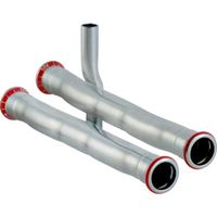 Set de té de raccordement Mapress acier carbone pour retour