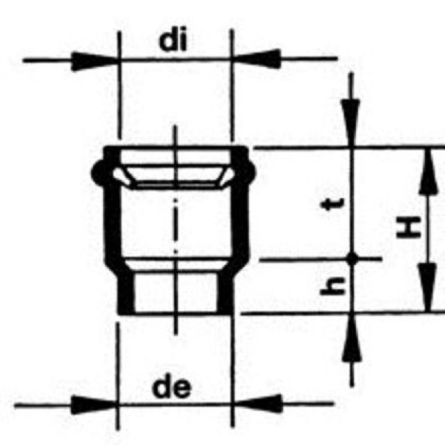 WAVIN STECKMUFFE MIT DICHTUNG
NR.924.211              125 MM