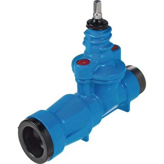 VANNE DE BRANCHEMENT AVEC 2800
MANCHON À EMBOÎT PE  D 32 MM