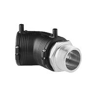 +GF+ ELGEF Plus, Coude à 45° de transition, filetage extérieur , avecfixation du tube intégrée